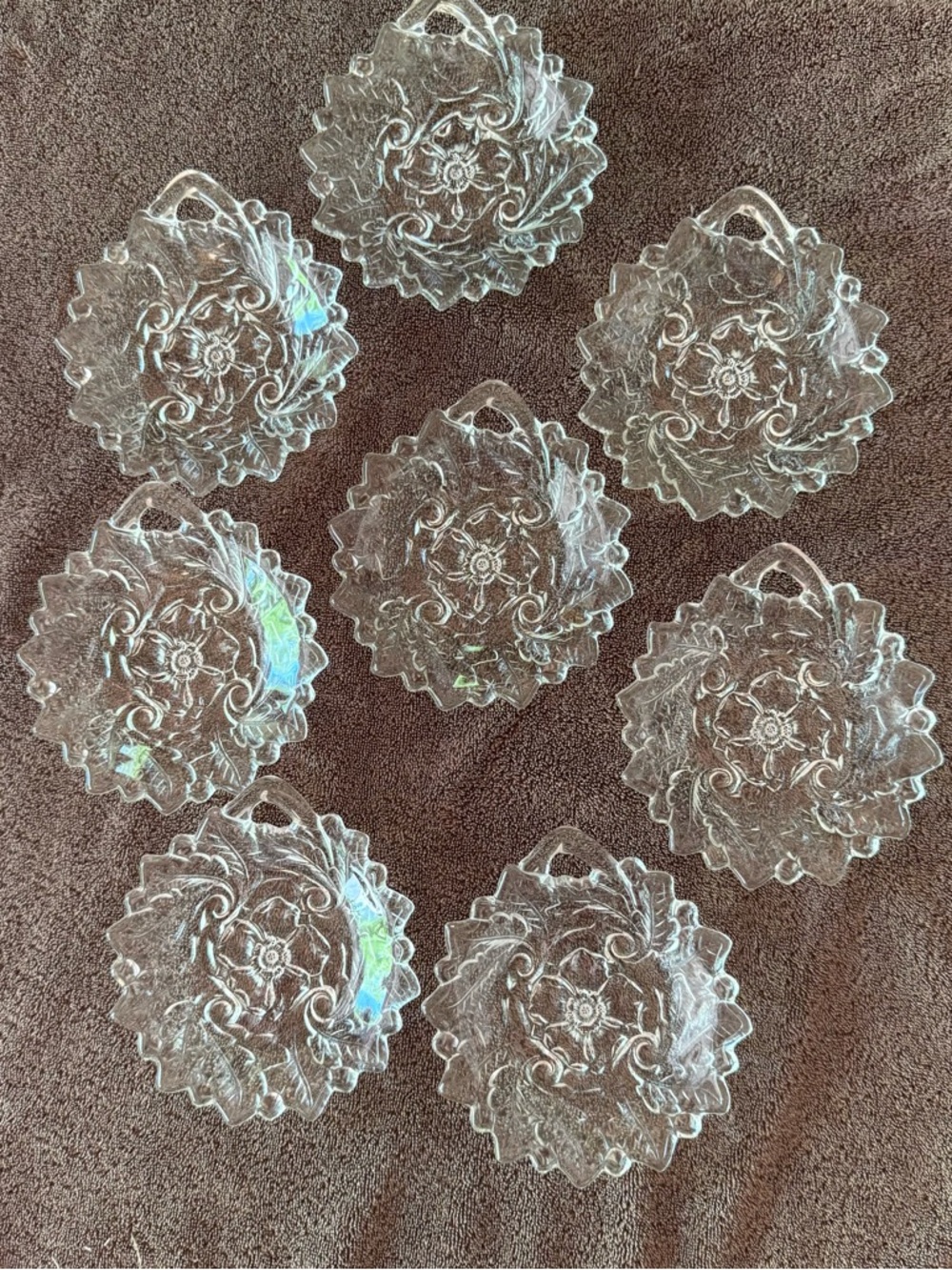 EUC Indiana Nappy Plates - Set of 8